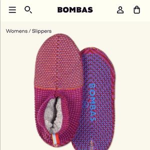 NWT Bombas gripper slippers
